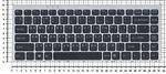 Клавиатура для ноутбука Sony Vaio 148084521 черная с серебристой рамкой