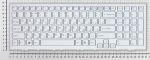 Клавиатура для ноутбука Sony Vaio 1-489692-11 белая с рамкой