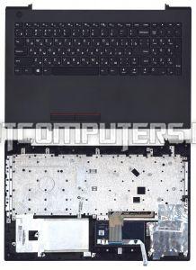 Клавиатура для ноутбука Lenovo IdeaPad V110-15AST черная c черным топкейсом