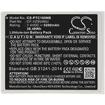 Аккумуляторная батарея CameronSino для ноутбука Panasonic CS-PTC100NB 7.4V (5200mAh)