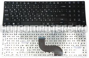 Клавиатура для нетбука Acer Acer 6037B0042416, русская, черная глянцевая