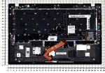 Клавиатура для ноутбука Asus 01YR663 черная с черным топкейсом
