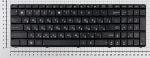 Клавиатура для ноутбука Asus X54, черная, без рамки