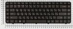 Клавиатура для ноутбука HP 593296-001 черная с рамкой