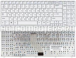 Клавиатура для ноутбука LG U4 белая