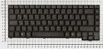 Клавиатура для ноутбуков Asus F2, F3, PRO31, Z53 Series (не совместима с ноутбуками F3K Series), p/n: 04GNI11KRU40, (28pin),  русская, черная