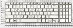 Клавиатура для ноутбуков HP Pavilion G60, Compaq Presario CQ60 Series, p/n: PK13CQ60150, 502958-001, 90.4AH07.S01, русская, серебристая