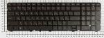 Клавиатура для ноутбуков HP Pavilion DV7-4000 Series, p/n: AELX7U00410, AELX9700010, MP-09L83SU6920, русская, черная c рамкой