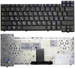 Клавиатура для ноутбуков HP Compaq NX7300, NX7400 Series, p/n: 464279-251, V061026AS1, 6037B0030922, русская, черная, крепление у шлейфа
