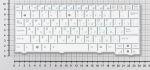 Клавиатура для ноутбуков Asus Eee PC MK90H Series, Русская, Белая, p/n: V091962AS1