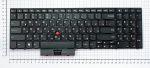 Клавиатура для ноутбуков Lenovo ThinkPad Edge E520, E520S, E525 Series, p/n: 04W0872, MP-10M33SU-442, MP-10M33US-442, русская, черная со стиком