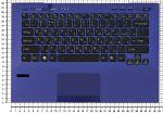 Клавиатура для ноутбуков Sony Vaio VPC-SB VPC-SD Series, Русская, Синяя, Топ панель