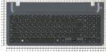 Клавиатура для ноутбуков Samsung 355V5C NP355V5C NP355V5C-A01 Series, Русская, Чёрная, Серая рамка, p/n: BA75-04093C