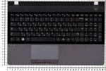 Клавиатура для ноутбука Samsung 300E5A, 305E5A Series, p/n: BA75-03405C, CNBA5903182, 9Z.N5QSN.301, черная с темно-серым топкейсом
