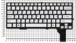 Клавиатура для ноутбука SONY SVS13 Series, Серебряная, с поддержкой подсветки, Русская (149014351, MP-11J53SUJ886)