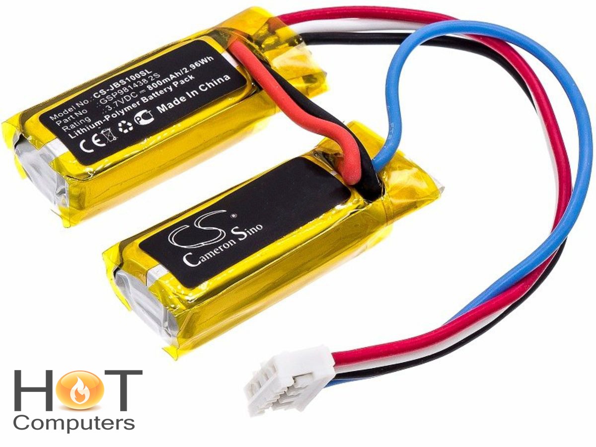 Аккумуляторная батарея CameronSino CS-JBS100SL для портативной акустики JBL Soundgear (GSP981438) 800mAh