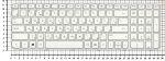 Клавиатура для ноутбуков HP Pavilion G6-2000 Series, p/n: 2B-04816Q121, 673613-001, MP-11M83SU-920, русская, белая с рамкой