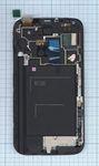 Модуль (матрица + тачскрин), GH97-14112B, 5.55", для Samsung Galaxy Note 2 N7100 серый титан с рамкой, 1280x720 (SD+)