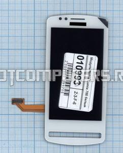 Модуль (матрица + тачскрин), 3.2", для Nokia Lumia 700 белый, 360x640