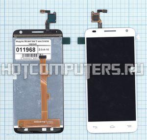 Модуль (матрица + тачскрин) для смартфона Alcatel One Touch Idol 2 mini S 6036Y белый