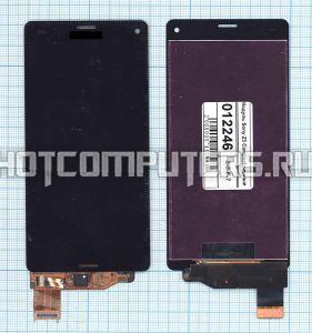 Модуль (матрица + тачскрин) для Sony Xperia Z3 Compact черный, Диагональ 4.6, 720x1280