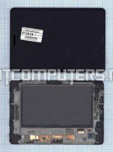 Модуль (матрица + тачскрин) для Samsung Galaxy Tab 7.7 P6800 с рамкой черный, Диагональ 7.7, 1280x800 (WXGA)