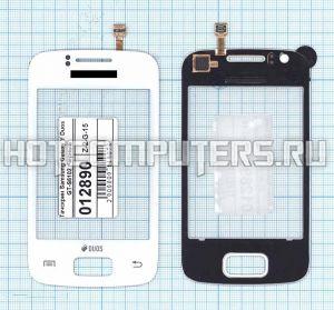 Сенсорное стекло (тачскрин) для Samsung Galaxy Y Duos GT-S6102 черный, Диагональ 3.14