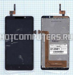 Модуль (матрица + тачскрин) для Lenovo IdeaPhone S890 черный, Диагональ 5, 540x960