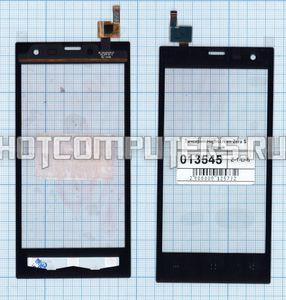 Сенсорное стекло (тачскрин) для смартфона Highscreen Zera S черный