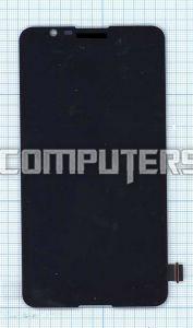 Модуль (матрица + тачскрин) для Sony Xperia E4 dual-sim E2105 черный, Диагональ 5, 540x960