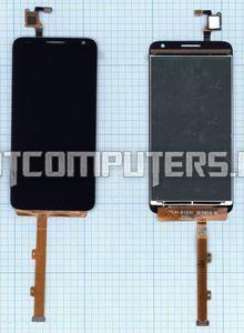 Модуль (матрица + тачскрин) для смартфона Alcatel OneTouch 6036Y Idol 2 Mini S черный