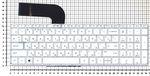 Клавиатура для ноутбука HP Pavilion 17-F, 15-P Series, p/n: 9Z.N9HBQ.901, белая