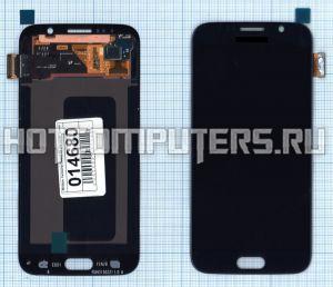 Модуль (матрица + тачскрин) для Samsung Galaxy S6 / S6 Duos SM-G920F синий, Диагональ 5.1, 2560x1440 (WQHD)
