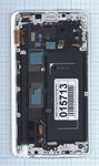 Модуль (матрица + тачскрин) для Samsung Galaxy Note Edge N915 белый с рамкой, Диагональ 5.6, 1600x2560