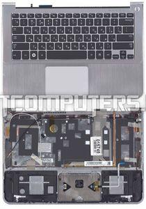 Клавиатура для ноутбука Samsung 900X3A Series, p/n: BA75-03260A, черная с серебристым топкейсом