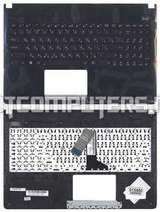 Клавиатура для ноутбука Asus X501, X501A, X501U Series, p/n: 13GNMO1AP030-2, 0KNB0-6124RU00, черная с черным топкейсом