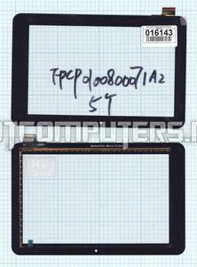 Сенсорное стекло (тачскрин) для Prestigio MultiPad PMT5587 черный, Диагональ 8.0