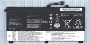 Аккумуляторная батарея 45N1741, 45N1743 для ноутбука Lenovo ThinkPad T550, W550 Series, 11.4V (44Wh) Premium