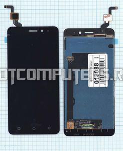 Модуль (матрица + тачскрин) для смартфона Lenovo K6 черный