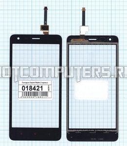 Сенсорное стекло (тачскрин) для Xiaomi Redmi 2 черное, Диагональ 4.7, 1280x720 (SD+)