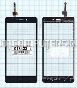 Сенсорное стекло (тачскрин) для смартфона Xiaomi Redmi 3 черное