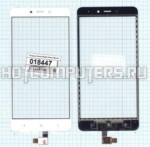 Сенсорное стекло (тачскрин) для Xiaomi Redmi Note 4 белое, Диагональ 5.5, 1080x1920