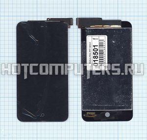 Модуль (матрица + тачскрин) для смартфона Meizu MX2 черный