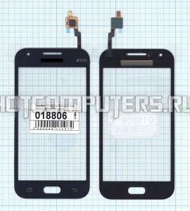 Сенсорное стекло (тачскрин) для Samsung Galaxy J1 Ace SM-J110H синее, Диагональ 4.3, 800x480 (WVGA)