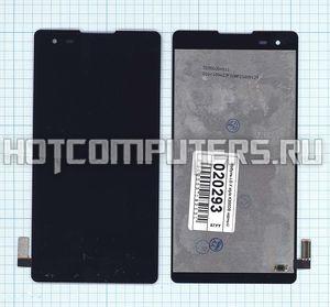 Модуль (матрица + тачскрин) для LG X style K200DS черный, Диагональ 5, 1280x720 (SD+)