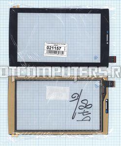 Сенсорное стекло (тачскрин) для Micromax Canvas Tab P480 черное, Диагональ 7
