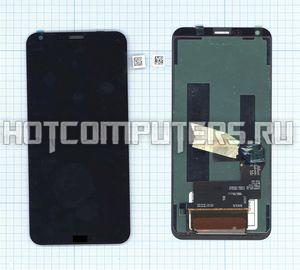 Модуль (матрица + тачскрин) для LG Q6a M700 черный, Диагональ 5.5, 2160х1080