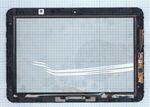 Сенсорное стекло (тачскрин) для HP ElitePad 900 черное с рамкой, Диагональ 10.1