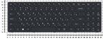Клавиатура для ноутбука Lenovo IdeaPad 300-15IBR, 300-15ISK, 300-17ISK, 100-15IBD Series, p/n: 5N20H52634, 5N20H52646, 5N20J30723, 5N20J30762, черная с рамкой, Ver.2