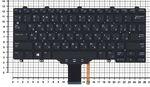 Клавиатура для ноутбука Dell Latitude E7250 E7270 черная без рамки
